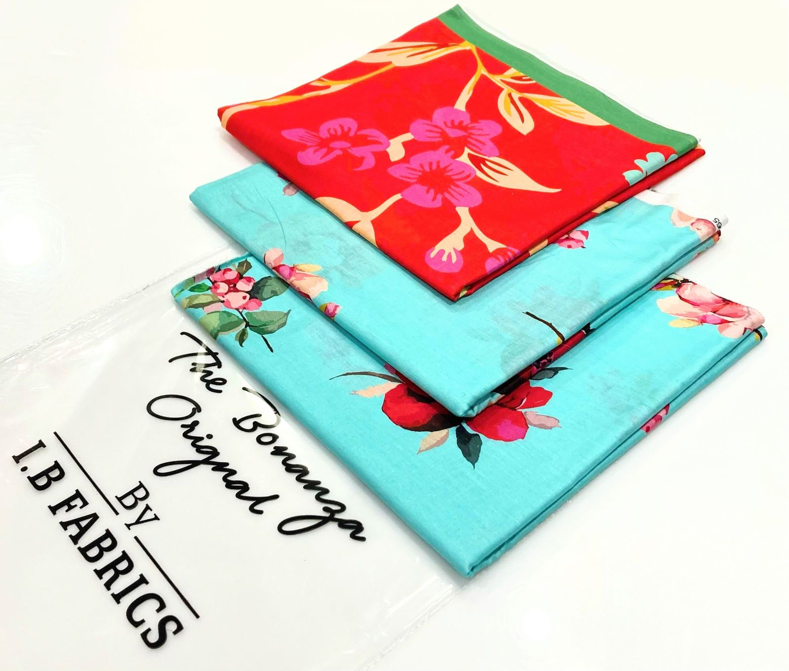 BONANZA SATRANGI 3PC LAWN COLLECTION |  DIGITAL PRINTED SHIRT | DIGITAL PRINTED TROUSER | PRINTED VOIL DUPATA